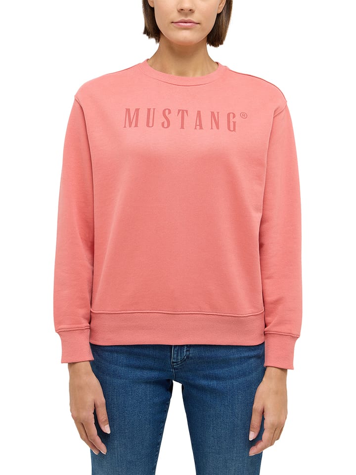 Mustang Sweatshirt "Aberdeen" in Pink - M