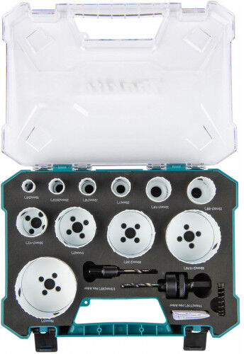 Makita D-82959 Coffret de scies cloches bimétalliques BiM, 14 pieces