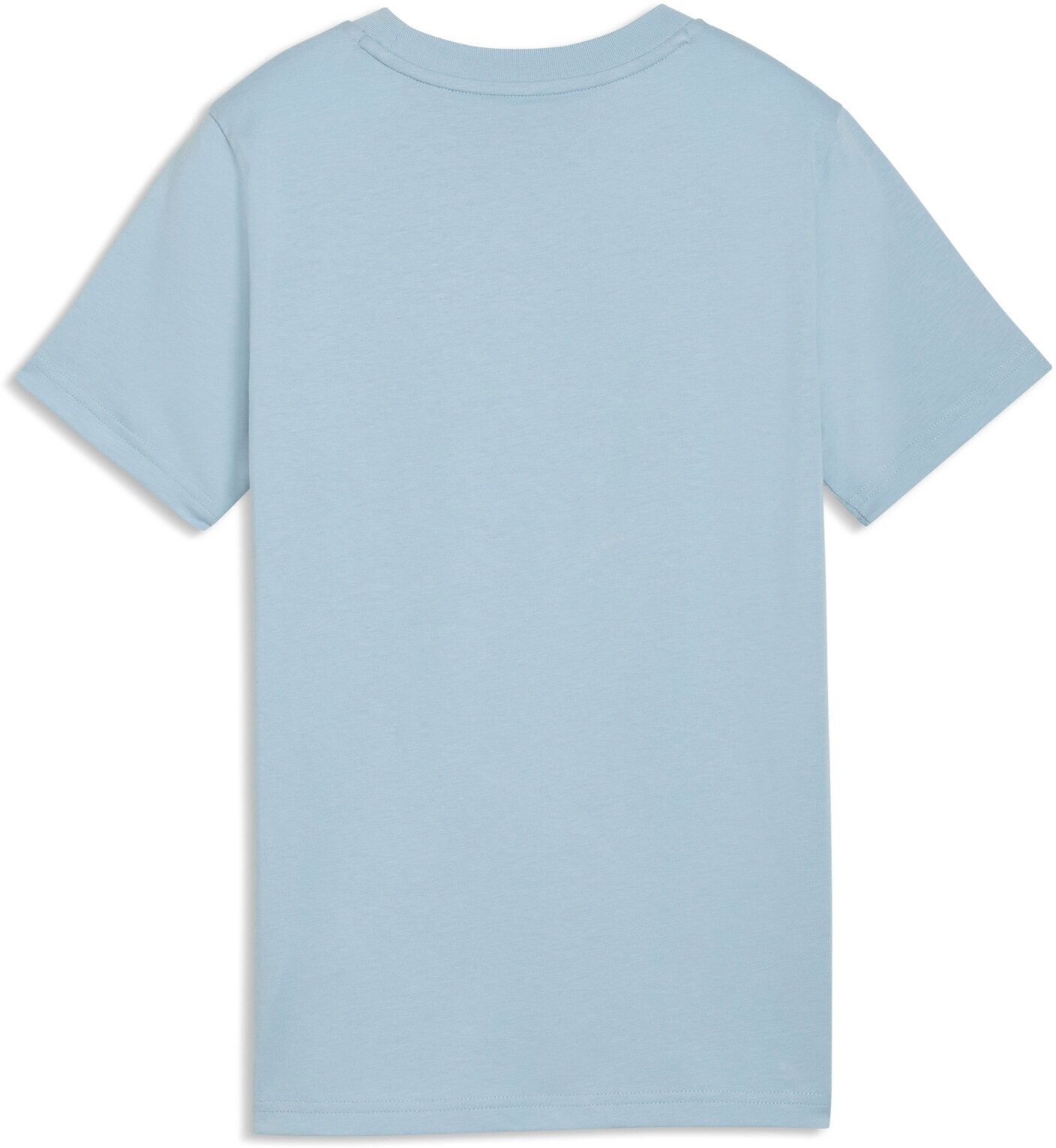 T-Shirt PUMA "GRAPHIC SNEAKER TEE G", Mädchen, Gr. 128, blau (seafoam), Jersey, Obermaterial: 100% Baumwolle, bedruckt, regular fit normal, Rundhals, Shirts T-Shirt, Regular Fit, Kurzarm, Rundhalsausschnitt, für Jugendliche seafoam 128
