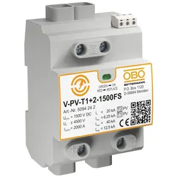 OBO 5094242 CombiController V-PV Y-Schaltung für PV-Anlagen +FS 1500V DC grau V-PV-T1+2-1500FS