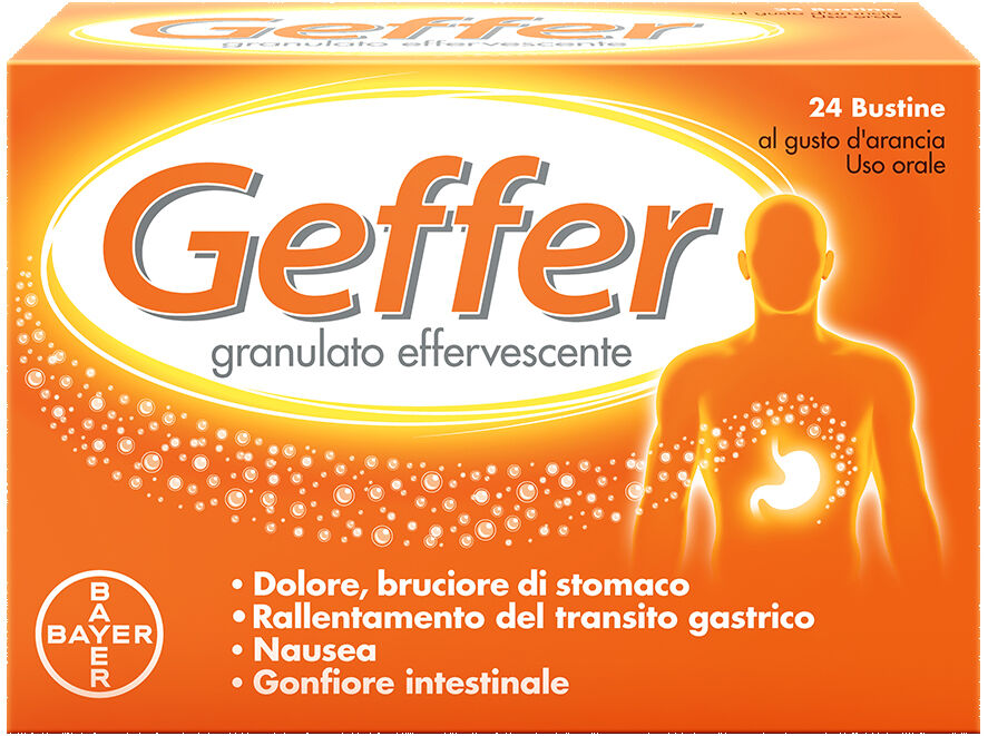 BAYER SpA Bayer Geffer, Granulato Effervescente, 24 Bustine