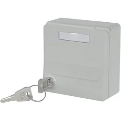 Metz Connect Modul-Unterputz-Gehäuse mit Klappdeckel und Schloss, Zubehör Netzwerk