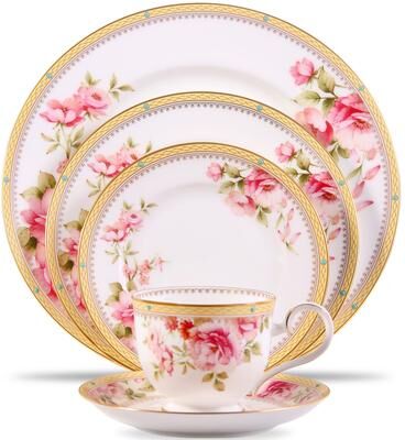 Noritake Hertford 5-Piece Place Setting, Service for 1