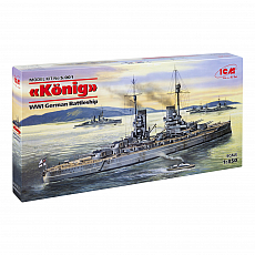 ICM - König WWI German Battleship - 1:350 - 507 Teile 306484