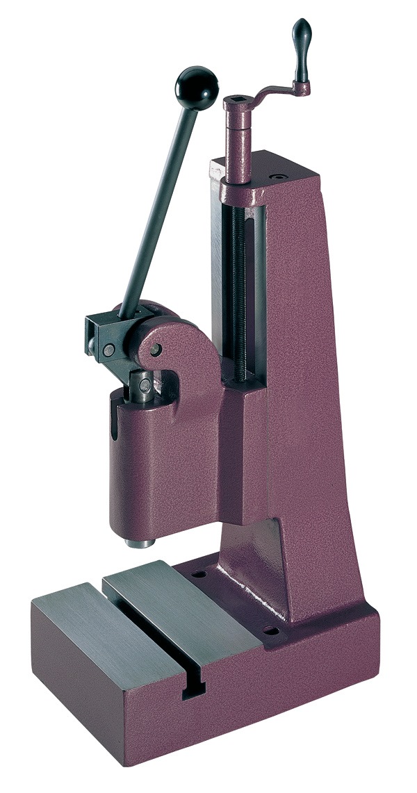 Berg & Schmid Kniehebelhandpresse HK800 8kN Hub 40mm Arbeits-Höhe 50-200mm - 30045 HK 800
