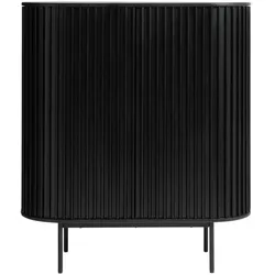 DAHEIM Highboard Siena Holzoptik Schwarz