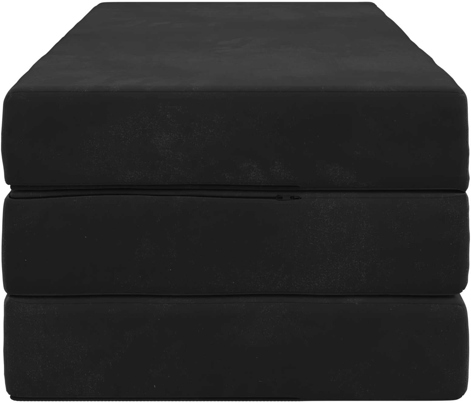 vidaXL Canapé-lit pliable 120 x 67 x 45 cm Noir