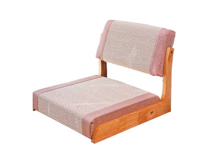 Onxyrbyte Bequemer Japanischer Bodenstuhl,RüCkenstüTze Tatami-Stuhl,Japanischer Bodenstuhl Aus Holz,Tatami-Bodenstuhl Ohne Beine Mit RüCkenlehne,Bodensessel Mit Verstellbarer Ausruhen