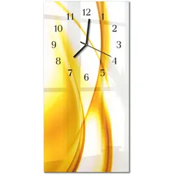 WANDUHR aus Glas 30x60 cm - Abstrakte Kunst