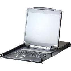 ATEN CL5716IM - 19 Zoll KVM Konsole, 17" TFT mit Tastatur DE