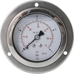 Glyz.Mano.R.verchr.0-250bar 63mm G1/4
