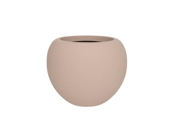 Hochwertiger In-/Outdoor Blumentopf „Elemental Stream“ Puderrosa Ø 51.6 x Höhe 42.4 cm Pottery Pots