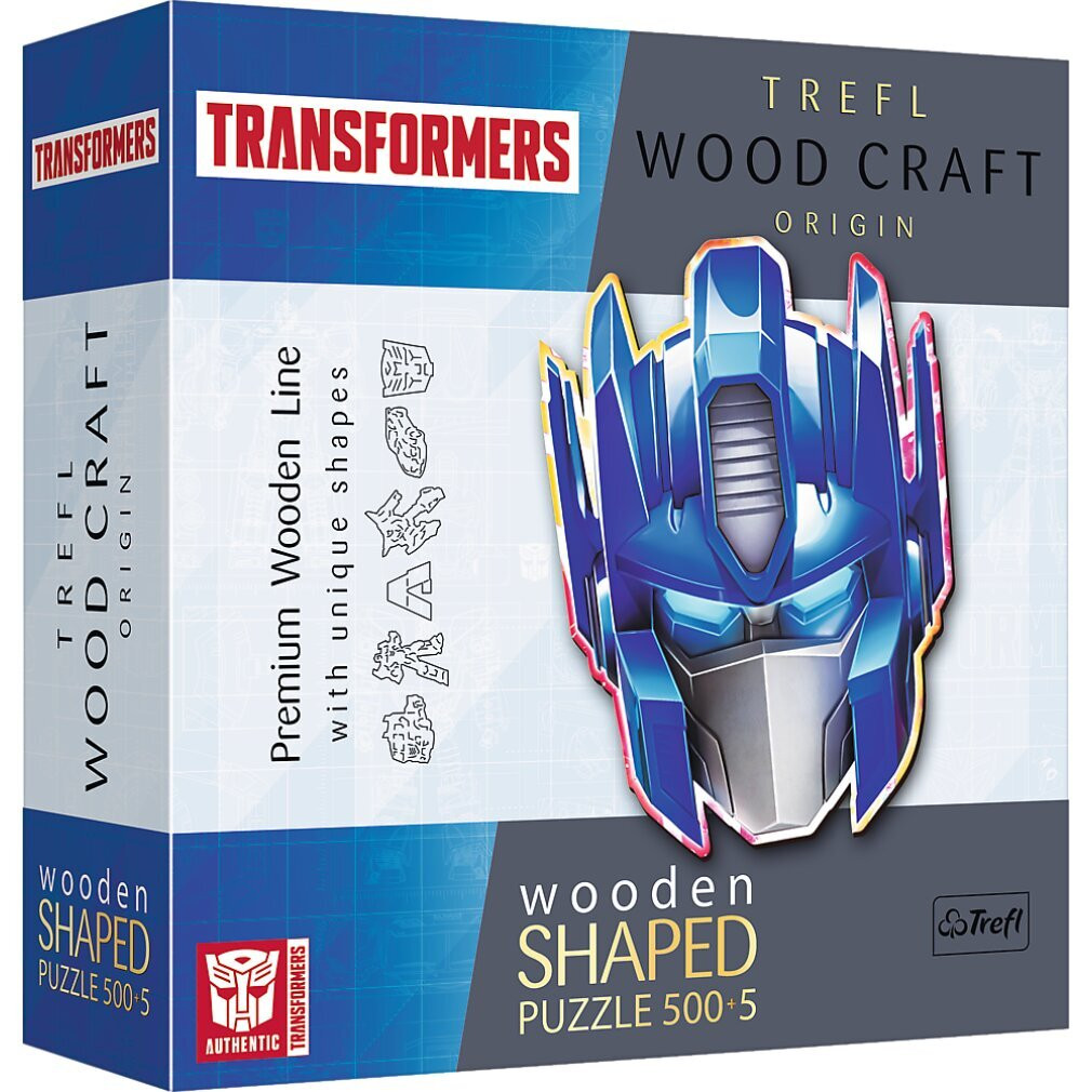 Trefl Transformers Houten Puzzel in Vorm met 505 Stukjes