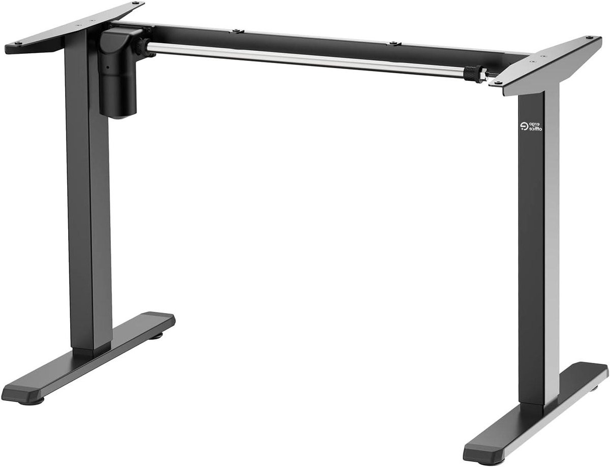 Elektrisch Bureauonderstel Zwart - Ergonomisch Zit-sta Bureau Frame met Krachtige Motor - Breedte: 95-145 cm