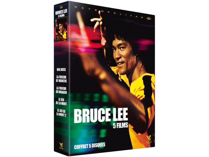 Bruce Lee - 5 films : Big Boss + La Fureur de vaincre + La Fureur du dragon + Le Jeu de la mort + Le Jeu de la mort II