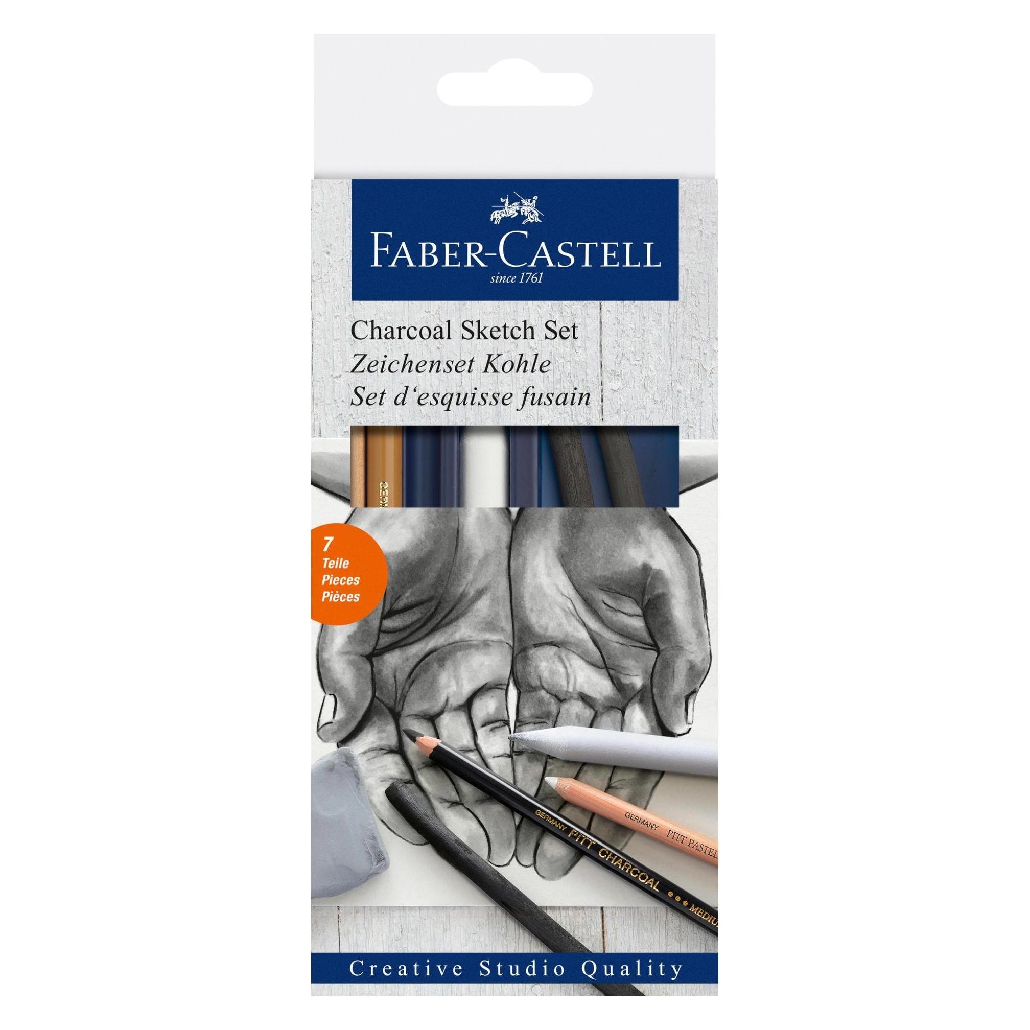 Faber-Castell Zeichenset Kohle (7x) (114002)
