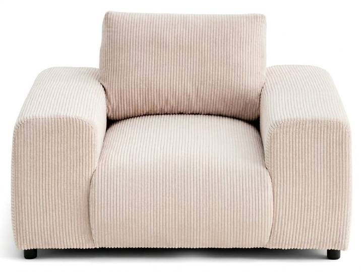 JVmoebel Sessel Beiger weicher Sessel im modernen Design für gemütliches Wohnen (Sessel, 1-St., 1-tlg), None