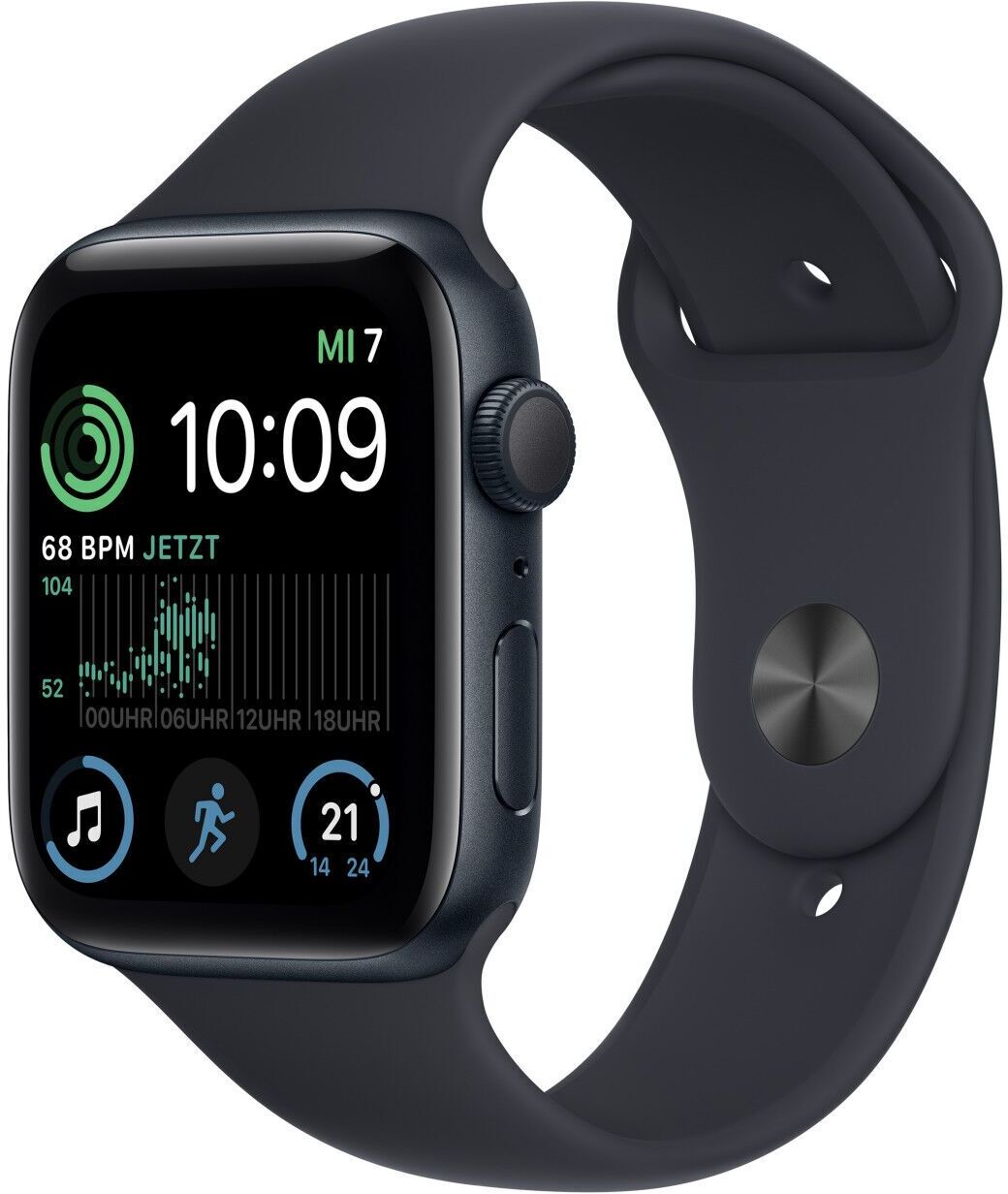 Apple Watch SE Aluminium 44 mm (2020)   WiFi + Cellular   Minuit   Bracelet Sport Minuit - Refurbished