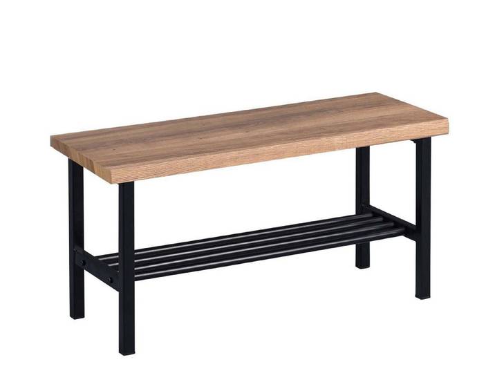 möbelando Sitzbank Würselen, 80 x 41 x 30 cm (B/H/T)