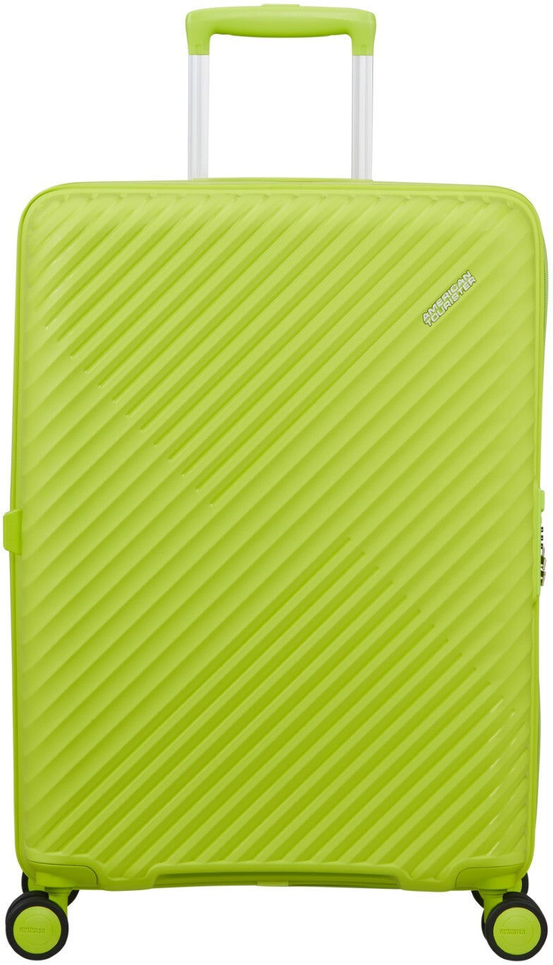 American Tourister Diablast 68cm 4-Wheel Medium Expandable Suitcase - Hyper Lime
