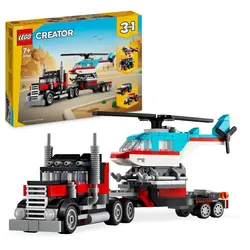 LEGO Creator 3in1 31146 Tieflader mit Hubschrauber