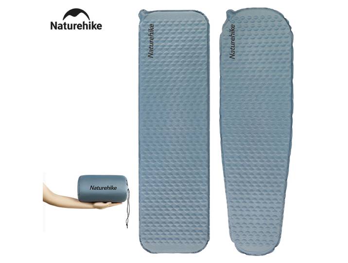 Naturerandonnée matelas pneumatique ultraléger pliant rapide auto-gonflant lit gonflable Portable éponge tapis Camping matelas gonflable