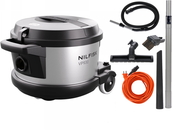 Nilfisk VP 930 Eco Pro Hepa EU - Professioneller Staubsauger - 15 Liter Behälter aus Stahl - 400W