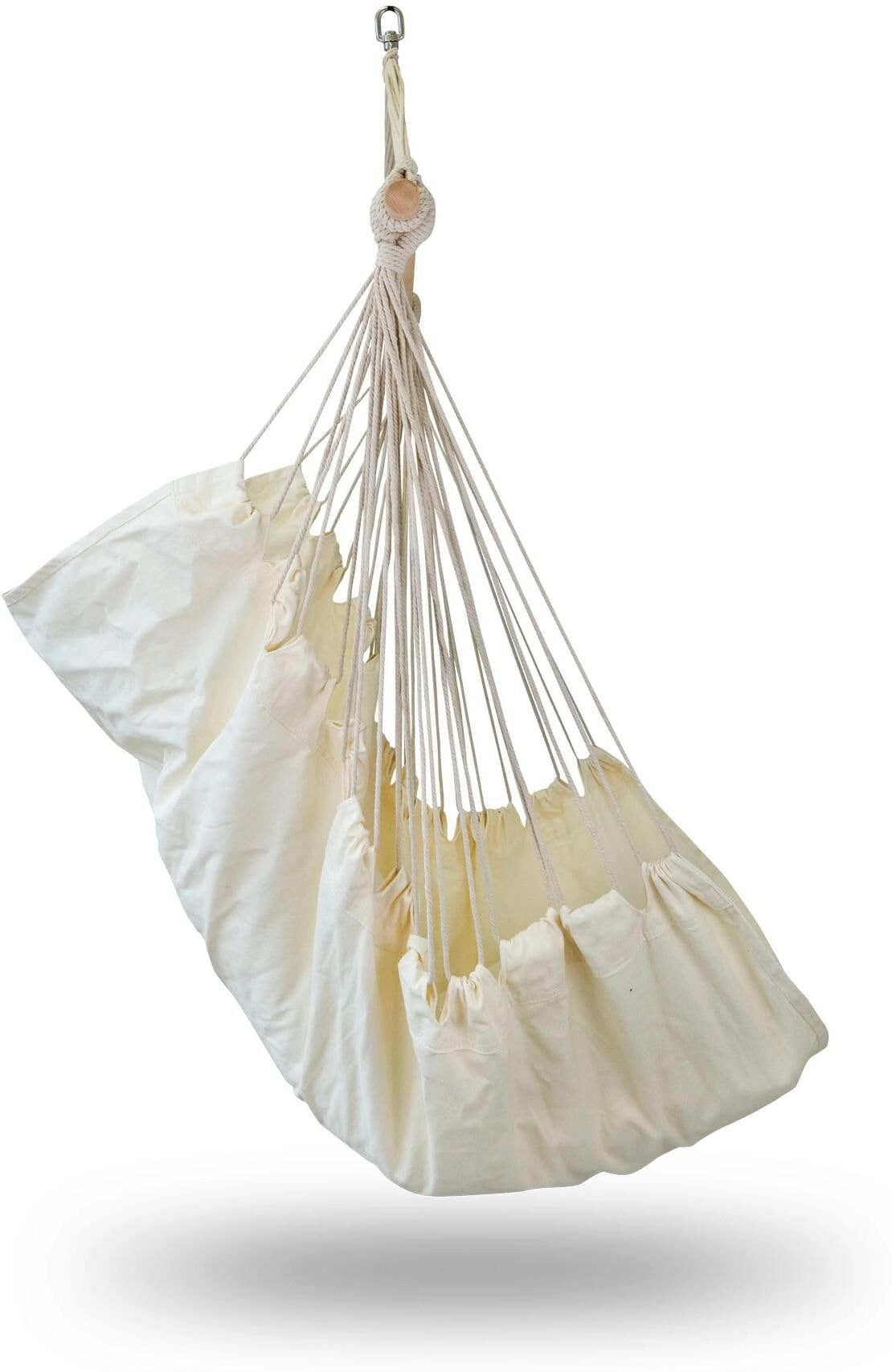 Hängestuhl "Chillme", beige, B:130cm H:100cm L:100cm, Hängematten, Hängestuhl beige Einheitsgröße
