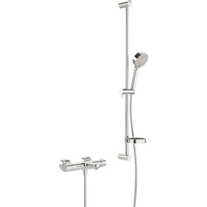 Hansa Renovierungsset Hansaprisma 48102131 chrom, Aufputz, mit Wannenthermostat