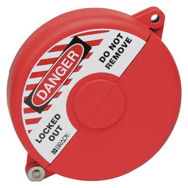 Brady GVLO 6.5-10, Rot, Durchgangsventil-Absperrungen 165-254 mm (065563) (065563)