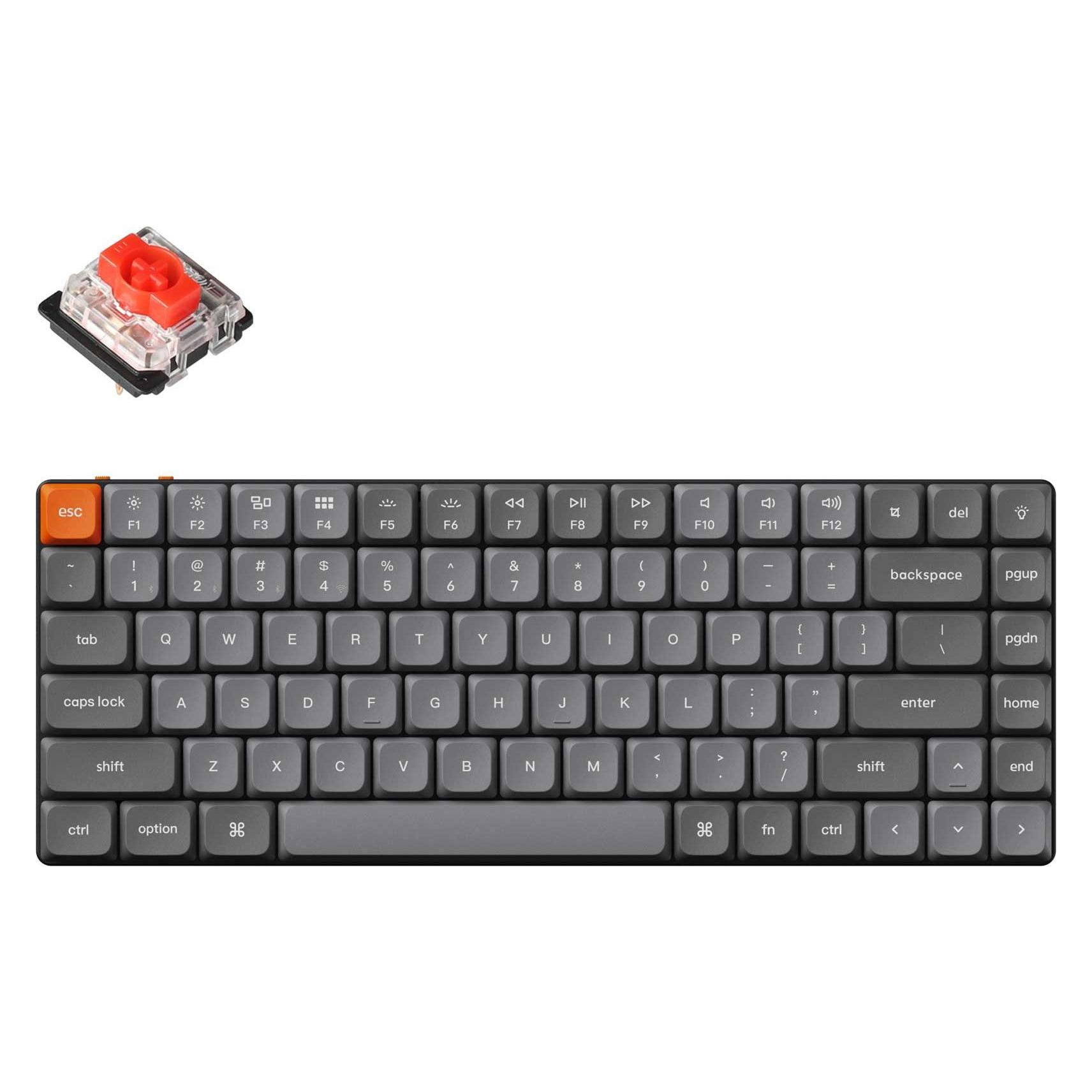 Keychron KEYBOARD WRL K3 MAX RGB/BLACK K3M-B1 (Eng. Int., Kabellos) (K3M-B1)