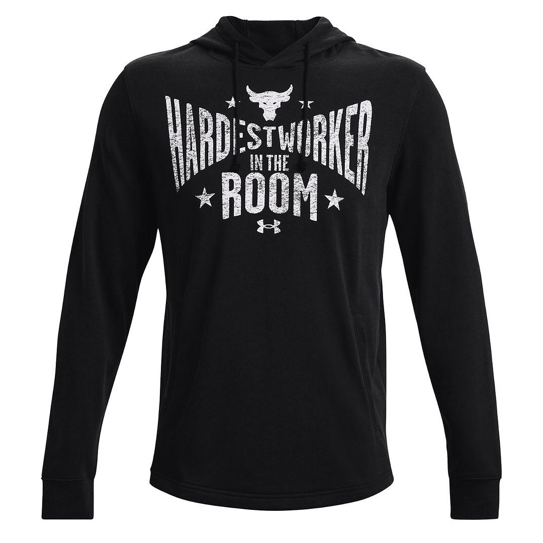 Under Armour Project Rock Heren Zwart Terry Hoodie