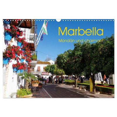 Marbella - Mondän und charmant (Wandkalender 2027 DIN A3 quer), CALVENDO Monatskalender