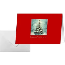 Sigel, Grusskarte + Briefpapier, Weihnachtskarte "Classic Christmas" (25 Stk.)