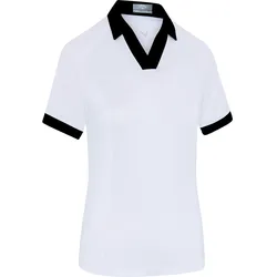 Callaway Polo Colorblock, weiss/schwarz