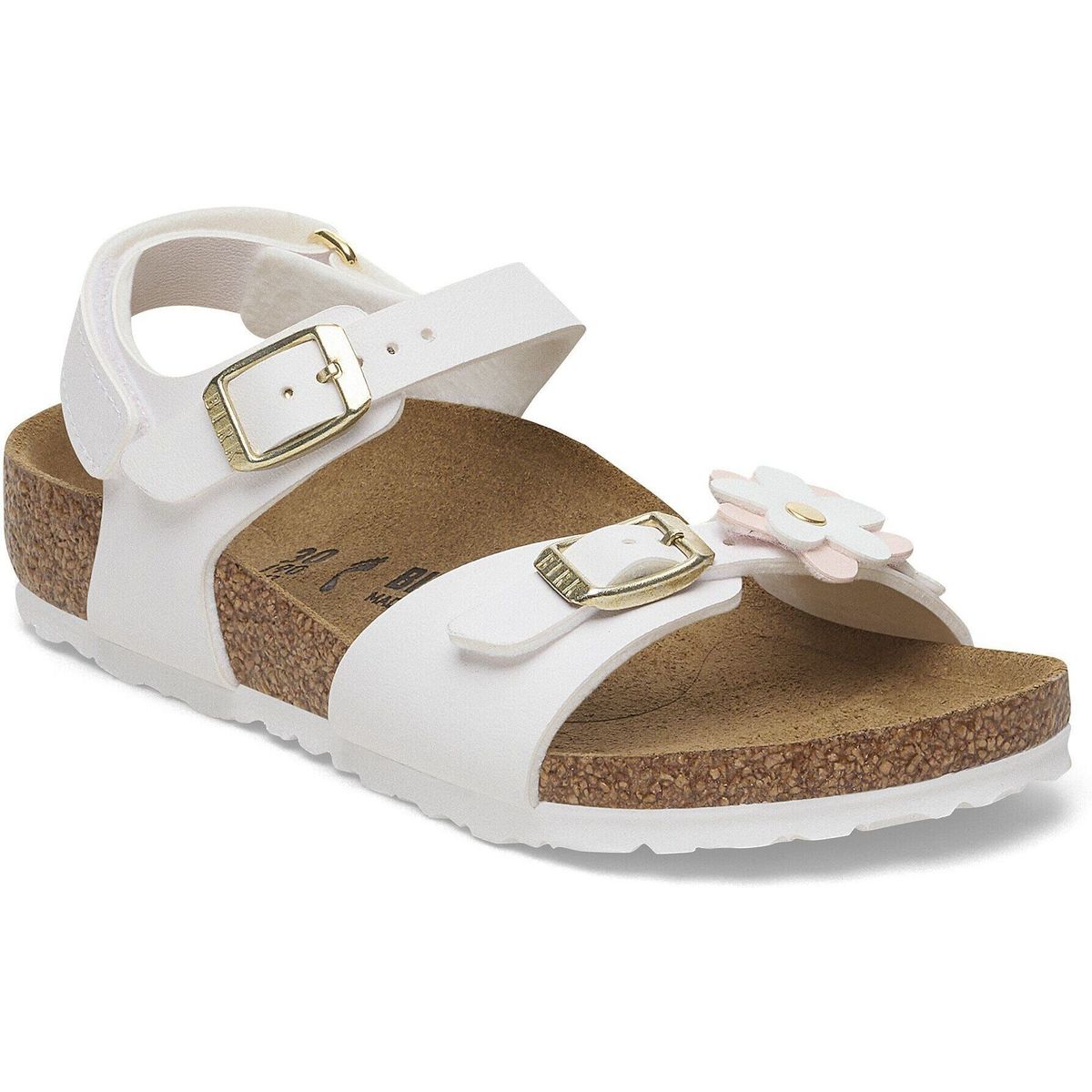 Birkenstock Rio AS Kids Flowers Birko-flor white (13) Normal 29 1029571-13-29