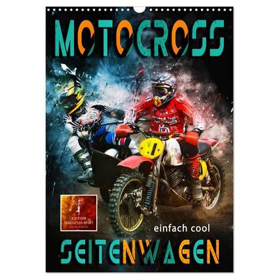 Motocross Seitenwagen - einfach cool (Wandkalender 2026 DIN A3 hoch), CALVENDO Monatskalender