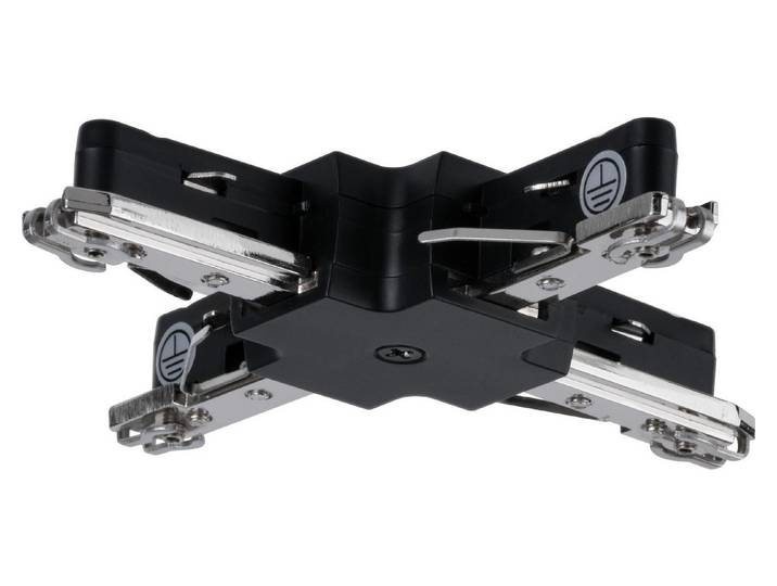 Paulmann Urail X-Verbinder Mattschwarz 1.8 × 10.4 × 10.4 cm