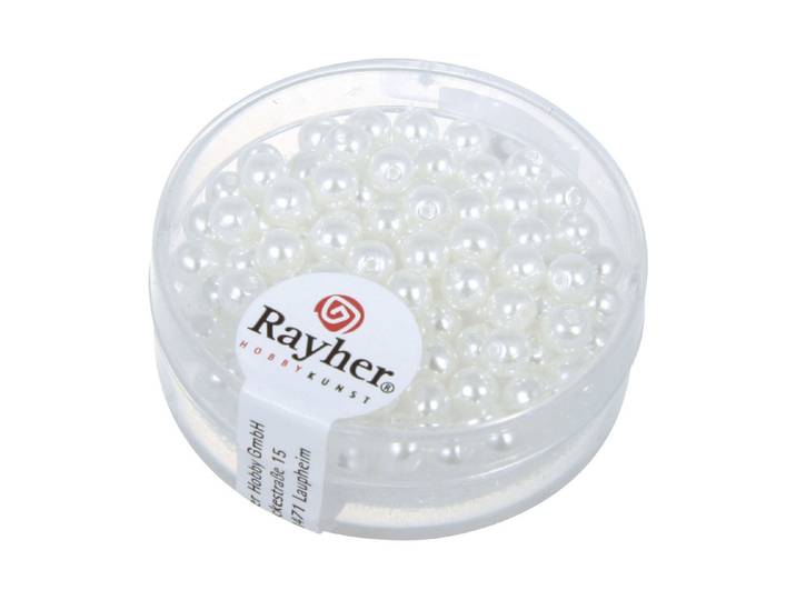 Rayher Renaissance Glaswachsperlen 4 mm 85 Stück
