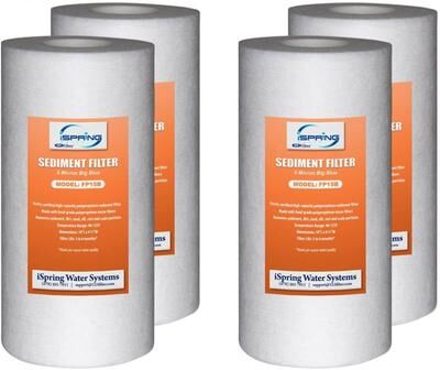 iSpring FP15BX4 5 Micron Sediment Cartridges, 4-Pack