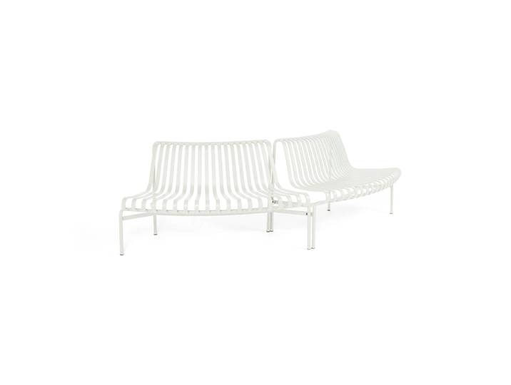 HAY Banc de parc Dining Palissade out-out Cream white