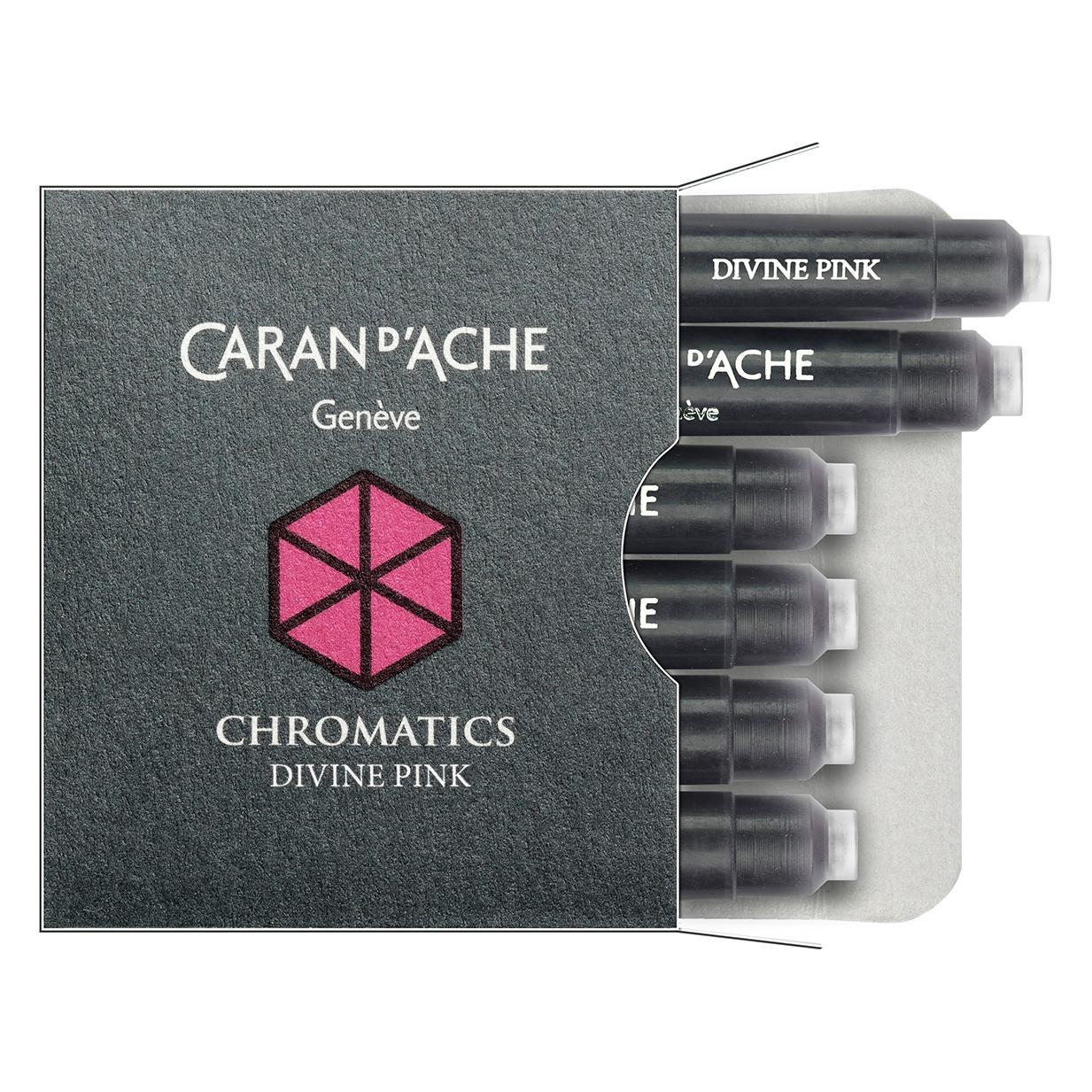 Caran d'Ache Chromatics Tintenpatronen (Pink, 6 Stk.) (8021.08)