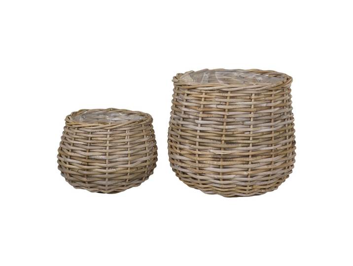 Korbset Pulo Baskets Hellbraun, 2er Set
