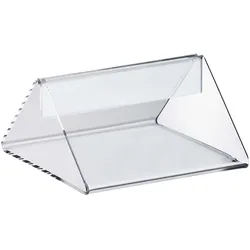 Menükartenhalter, Acryl transparent | 100 mm, Acryl (PMMA)