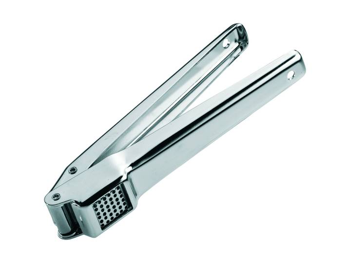 Knoblauchpresse Gefu chrom Edelstahl T 16.5 cm