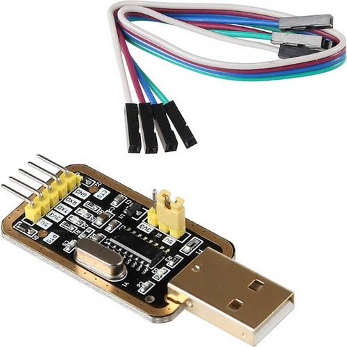 Joy-it sbc-ttl Jumper-Kabel Raspberry Pi [1x USB 2.0 Stecker A - 4x Drahtbrücken-Buchse] 20.00cm