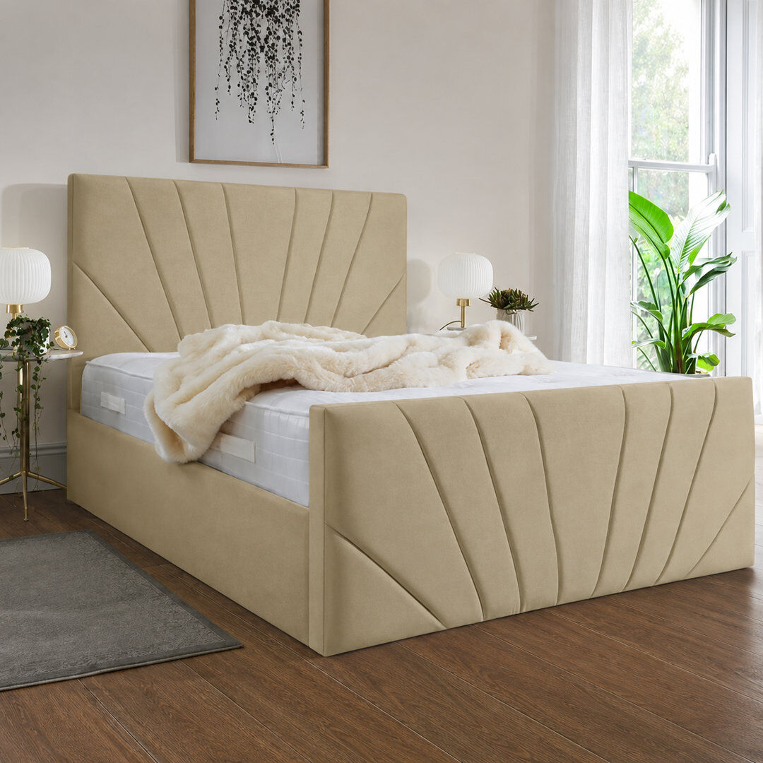Brayden Studio Ebenezer Chappory Storage Bed Coffee Double (4'6)