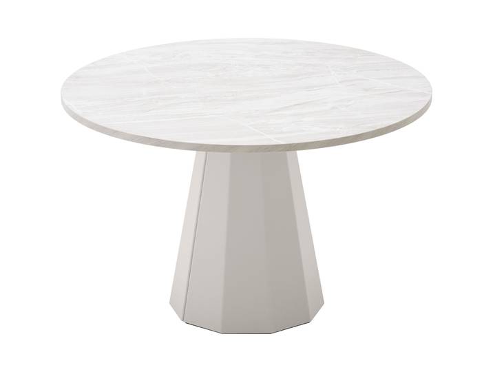 CONNUBIA Tisch Dix Melamin, Hanf lime B 120 T 120 cm