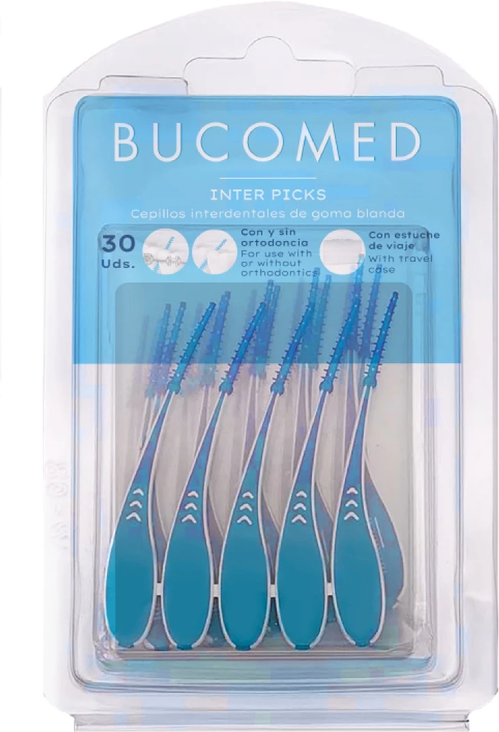 Normon Bucomed Inter-Picks Rubber Interdental Brush 30 Units