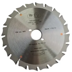 Bepo HW Sägeblatt Montagefräse Fräse FFS 171SE 171E Z20 170mm 1170/112